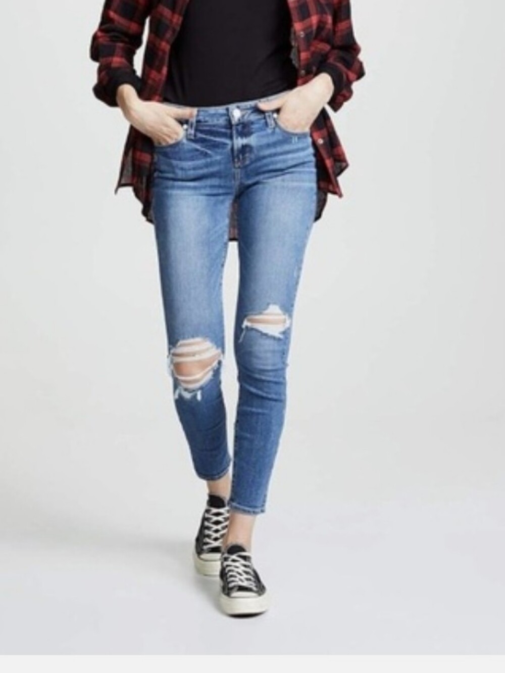 Paige Verdugo Crop Denim Jeans Size 28
